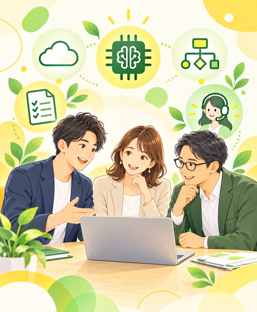 AI・デジタル導入支援の相談イメージ